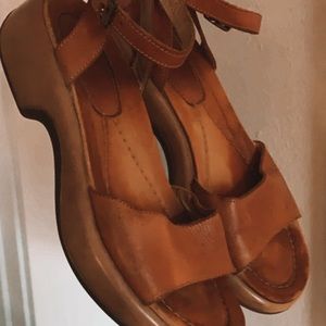 Vintage Dansko Leather Sandals Sz 40